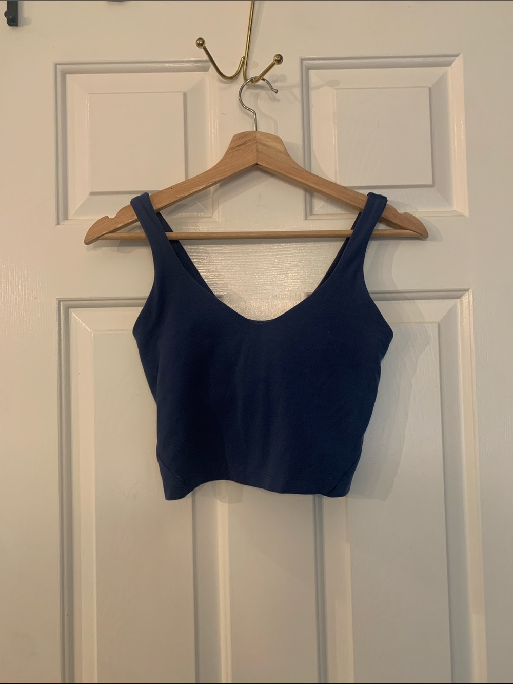 Lululemon Align Navy Scoop-Back Crop Top